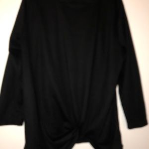 Long sleeve black top